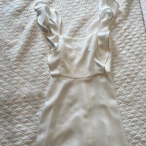 BCBG Mini dress with ruffle sleeves
